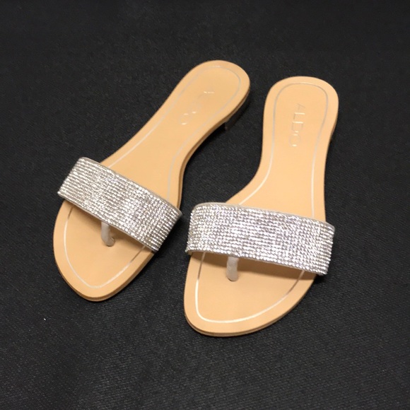 aldo glitter sandals